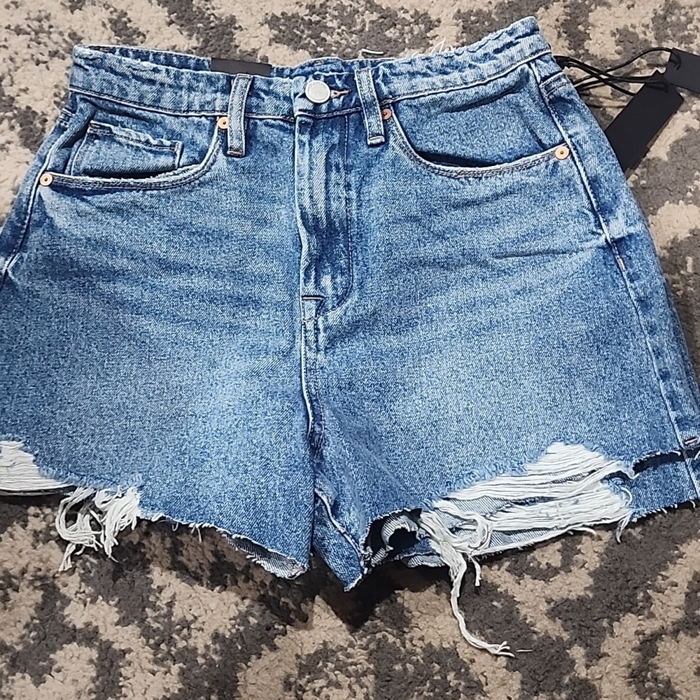 NEW Womans BLANK NYC Cruise Control CUT OFF Frayed Bottom JEAN SHORTS
